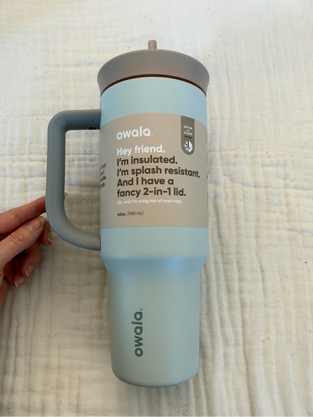 NWT Owala 40 oz. Stainless Steel Straw Tumbler